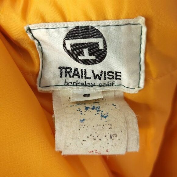 Trail Wise Berkeley Puffy Vest Vintage 80s Puffer Made In USA Mens Size Small - Picture 5 of 6